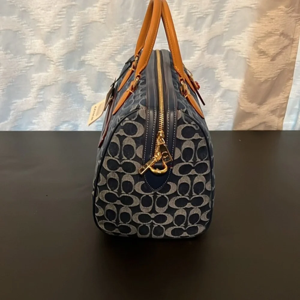 Rowan Large Satchel Bag In Signature Canvas - Picture 5 of 6